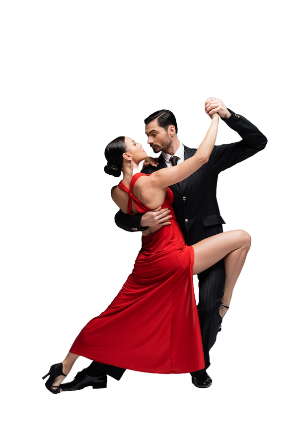 Argetine Tango couple dancing together